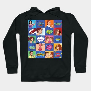 Retro Comic Strip Style Hoodie